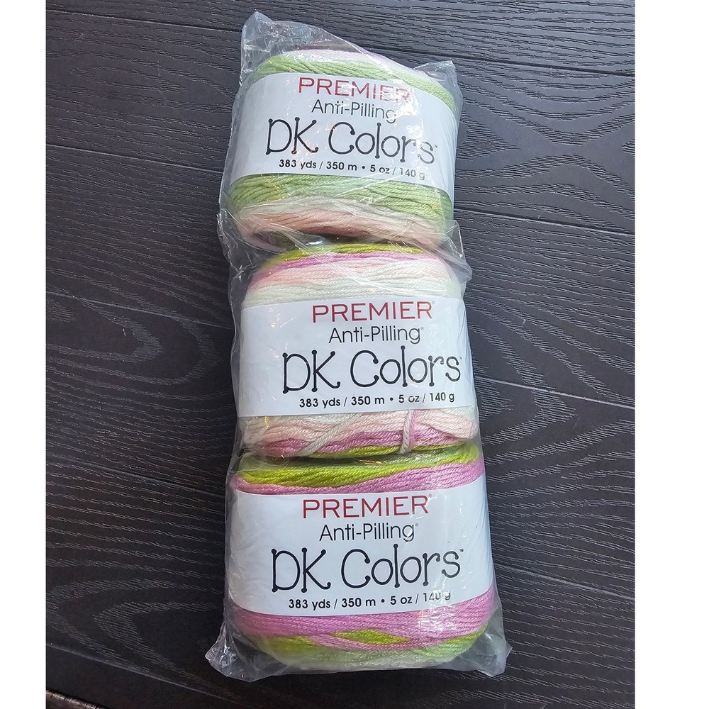 Premier Anti-Pilling DK Colors Rose Garden Yarn 3 Cakes